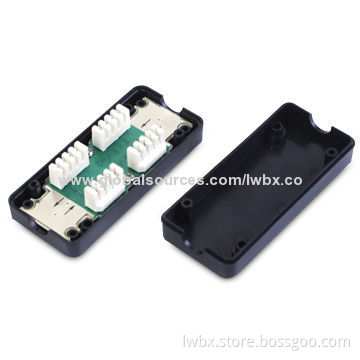 Category 6 Coupler with PC UL94V-0 Housing and Flame-retardant ABS UL94V-0 Insert